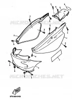 COUVERCLE LATERAL pour Yamaha NEXT GENERATION 1999