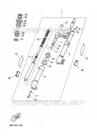 FOURCHE pour Yamaha AEROX 1999