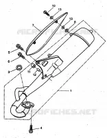 ECHAPPEMENT pour Yamaha WHY 1999