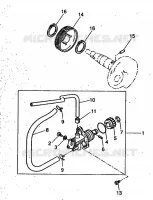 POMPE A HUILE pour Yamaha WHY 1999