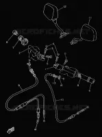 GUIDON ET CABLES pour Yamaha TZR 1999