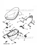 SELLE / PORTE BAGAGES pour Yamaha BOOSTER 1999