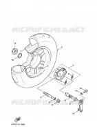 ROUE ARRIERE pour Yamaha BOOSTER 1999