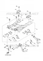 SUPPORT / REPOSE PIEDS pour Yamaha BOOSTER 1999