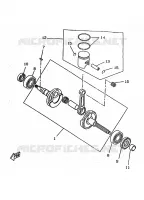 VILEBREQUIN / PISTON pour Yamaha BOOSTER 1998