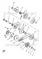 EMBRAYAGE DE DEMARREUR pour Yamaha BOOSTER 1998