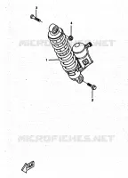 AMORTISSEUR ARRIERE pour Yamaha BOOSTER 1998