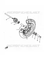 ROUE AVANT pour Yamaha BOOSTER 1998