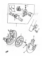 ETRIER DE FREIN AVANT pour Yamaha BOOSTER 1998