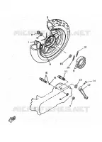 ROUE ARRIERE pour Yamaha BOOSTER 1998