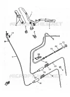 GUIDON ET CABLES pour Yamaha BOOSTER 1998