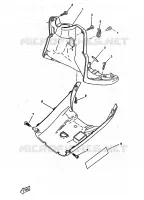PROTEGE JAMBES pour Yamaha BOOSTER 1998