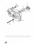 PHARE  pour Yamaha BOOSTER 1998