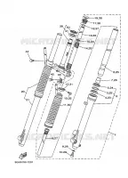 FOURCHE pour Yamaha AG 2008
