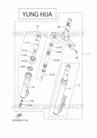 FOURCHE 2 pour Yamaha BOOSTER 2007