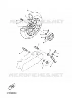 ROUE ARRIERE pour Yamaha NEXT GENERATION 2005