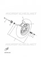 ROUE AVANT pour Yamaha BOOSTER 2006