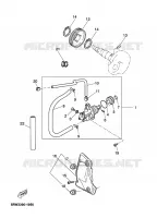 POMPE A HUILE pour Yamaha MACH 2004