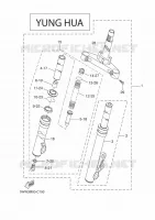 FOURCHE 2 pour Yamaha BOOSTER 2006