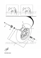 ROUE AVANT pour Yamaha BOOSTER 2008
