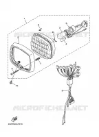 PHARE  pour Yamaha V80 2004
