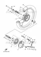 ROUE AVANT pour Yamaha V80 2004