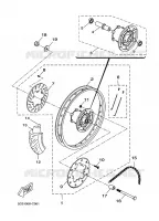 ROUE ARRIERE 2 pour Yamaha X-LIMIT 2005