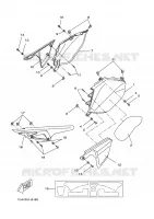 COUVERCLE LATERAL pour Yamaha X-LIMIT 2007