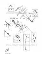 SUPPORT / REPOSE PIEDS pour Yamaha X-LIMIT 2004