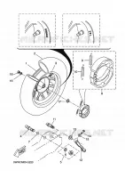 ROUE ARRIERE pour Yamaha BOOSTER 2008