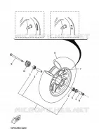 ROUE AVANT pour Yamaha BOOSTER 2008