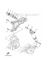 BRAS OSCILLANT / AMORTISSEUR pour Yamaha WAAP 2008