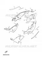 COUVERCLE LATERAL pour Yamaha XPOWER 2005