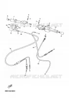 GUIDON ET CABLES pour Yamaha XPOWER 2005