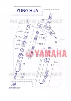FOURCHE 2 pour Yamaha BOOSTER 2006