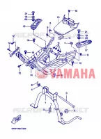 SUPPORT / REPOSE PIEDS pour Yamaha BOOSTER 2006