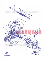 ROUE AVANT pour Yamaha DT 2007