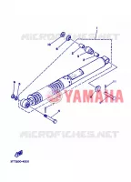 AMORTISSEUR ARRIERE pour Yamaha DT 2007