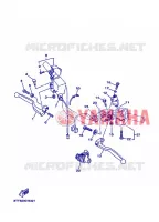 COMMODO / LEVIER   FREIN A DISQUE pour Yamaha DT 2007