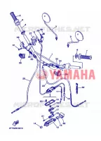 GUIDON ET CABLES 2 pour Yamaha DT 2007