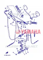 GUIDON ET CABLES pour Yamaha DT 2007