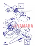ROUE ARRIERE pour Yamaha DT 2007