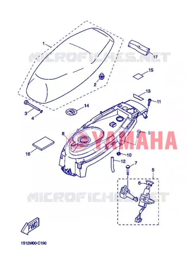SELLE Yamaha SCOOTER 50 2005 SLIDER  EW50N SLIDER