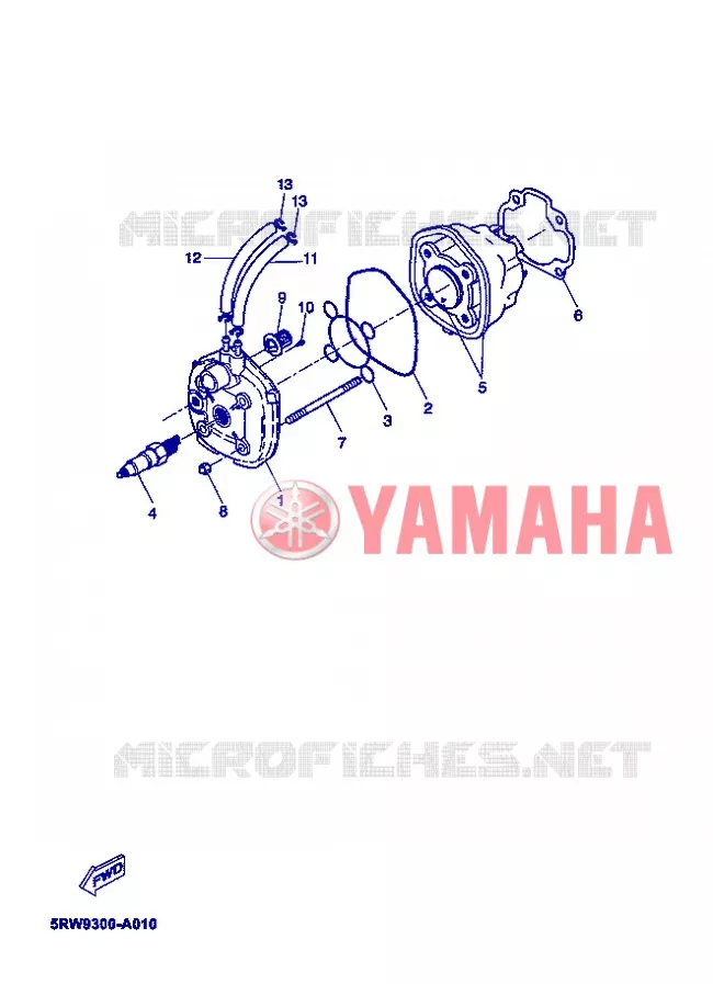 CYLINDRE Yamaha SCOOTER 50 2004 JOG  CS50Z