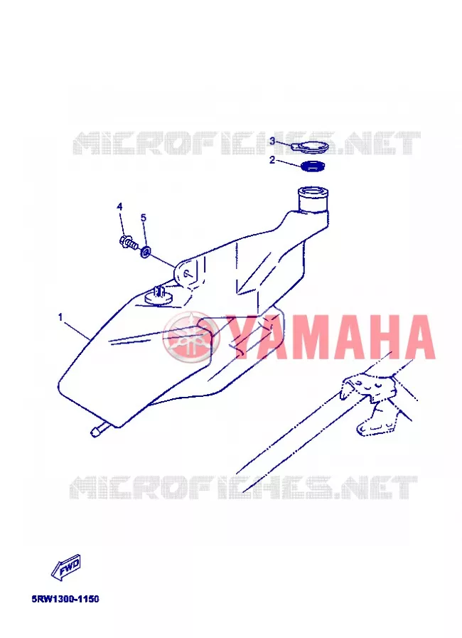RESERVOIR D'HUILE Yamaha SCOOTER 50 2004 JOG  CS50Z