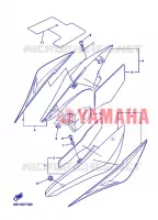 COUVERCLE LATERAL pour Yamaha FAZER S2 2007