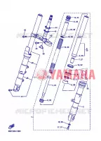 FOURCHE pour Yamaha FAZER S2 2007