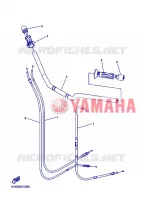 GUIDON ET CABLES pour Yamaha FAZER S2 2007