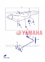 SELLE pour Yamaha FAZER S2 2007