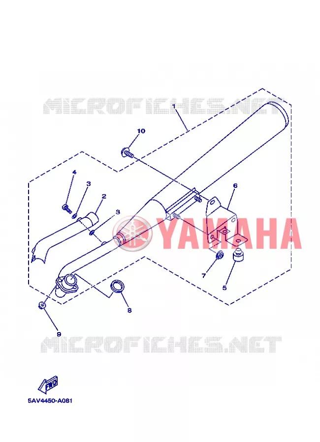 ECHAPPEMENT Yamaha SCOOTER 105 2004 CRYPTON  T105E